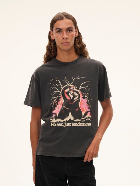 【関税込】新作◆CARNE BOLLENTE◆セクシー コットン Tシャツ No Sex, Just Tenderness – Carne Bollente