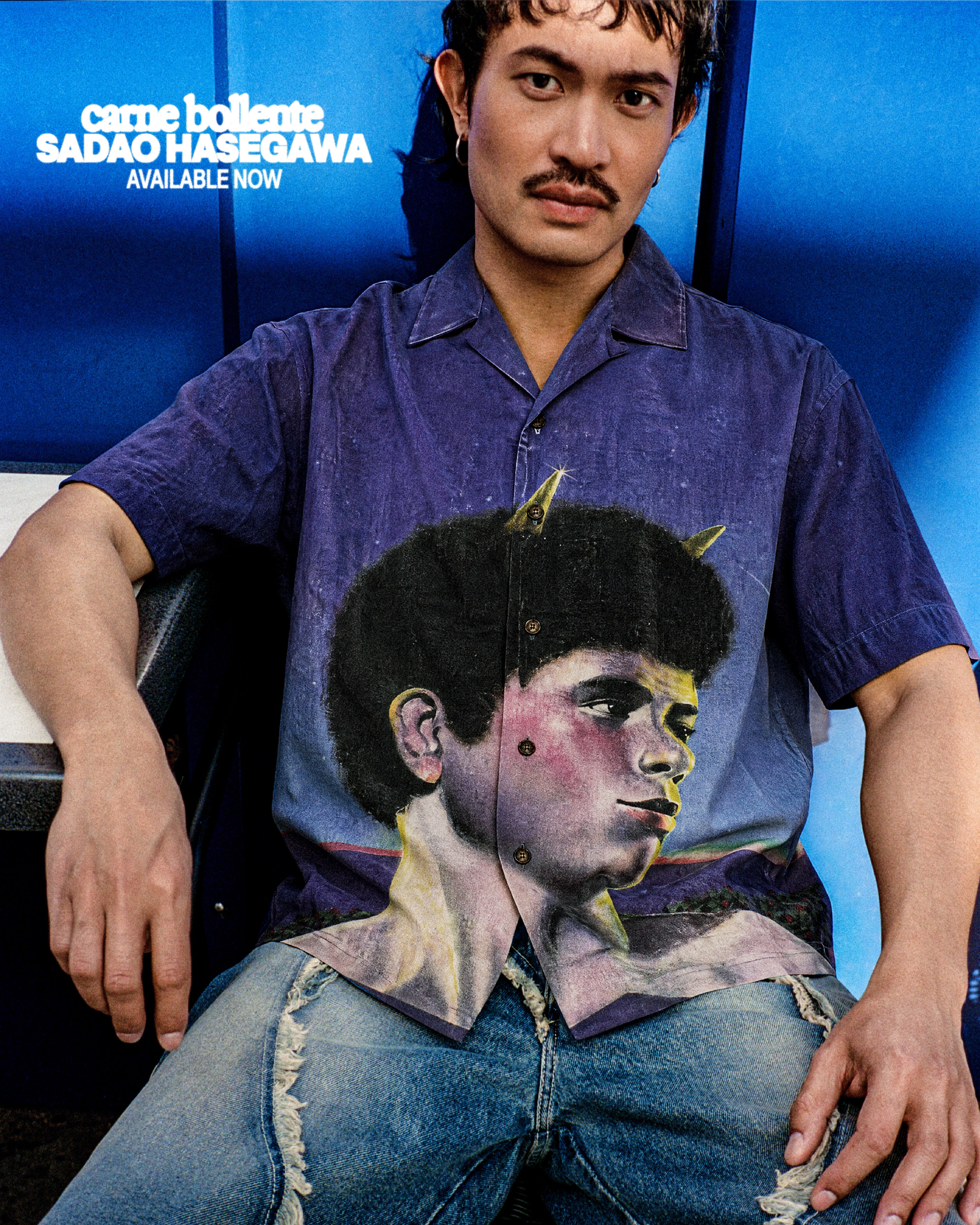 ジャケット・アウター Carne Bollente Black Flesh Dance Shirt Carne Bollente Black Flesh Dance Shirt 【公式通販】